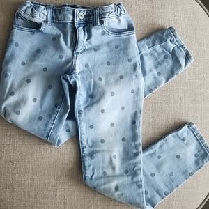GAP Kids Polka Dot Blue Jeans